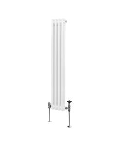 Traditional 2 Column Radiator - 1500 x 202mm - White