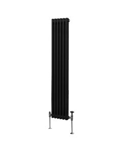 Traditional 2 Column Radiator - 1800 x 292mm - Black