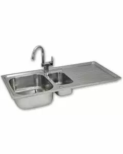 Premium Stainless Steel Kitchen Sink & Confetti Tap