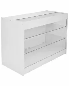 K1200 Retail Product Display Cabinet - Brilliant White