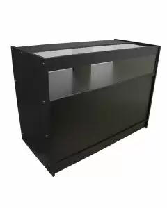 B1200 Retail Shop Counter - Black