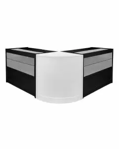 Emperor C1200 C1200 CM60 Black and White Retail Shop Counters