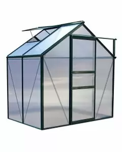 Greenhouse 6ft x 4ft (Green) & Racking