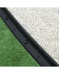 Flexible Lawn Edging Black 1.2m x 4
