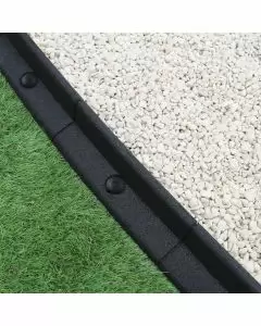 Flexible Lawn Edging Black 1.2m x 22