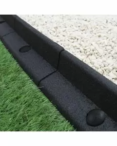 Flexible Lawn Edging Black 1.2m x 6