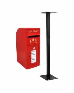 Red Royal Mail Post Box with Stand