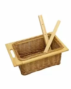 Pull Out Wicker Kitchen Baskets 400mm