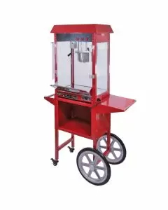 KuKoo Commercial 8oz Popcorn Maker Machine & Cart