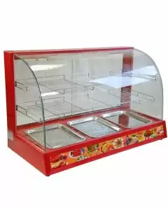 KuKoo 90cm Wide Glass Food Warmer