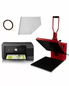 Clam Heat Press 38 x 38cm & Sublimation Printer