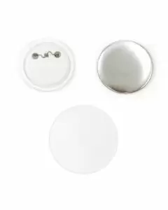 PixMax 25mm Badge Components for Pin Button Badge Pressing (100 Pack)