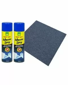 Storm Blue Tiles with Spray Adhesive 