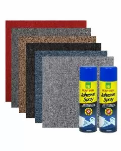 Carpet Tiles and Spray Adhesive