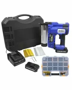 T-Mech Nail & Staple Gun with Additional Battery and Organiser Case