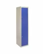Metal Storage Lockers - Two Doors, Blue